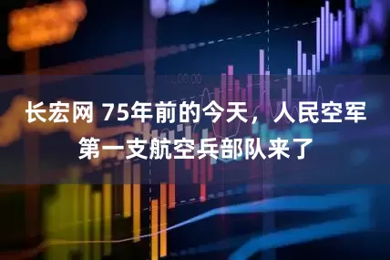 长宏网 75年前的今天，人民空军第一支航空兵部队来了